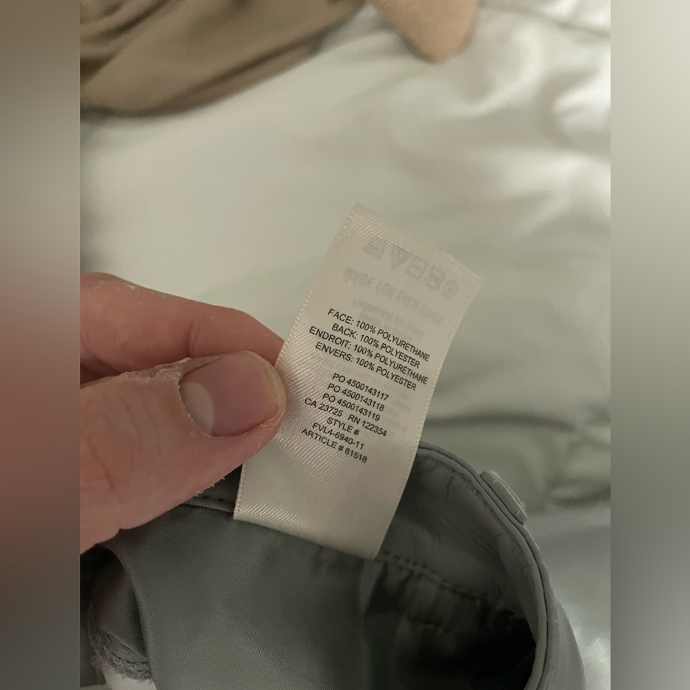 Wilfred Faux Leather Gray Pants Womens Size 2 - Picture 5 of 6